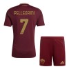 Maglia ufficiale AS Roma Pellegrini 7 Casa 2024-25 per Bambino